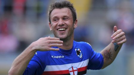 Cassano: "Sunt foarte fericit că am rămas la Sampdoria"