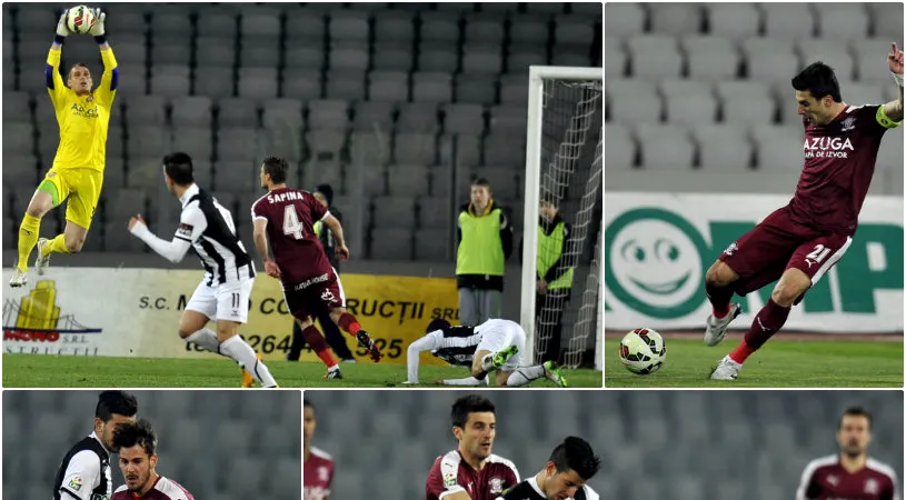 Au pierdut pe mâna lui Buchta. Universitatea Cluj - Rapid 1-0. Festival de ratări pentru Daniel Niculae. Castillion a marcat golul decisiv după o greșeală imensă a portarului ceh. Astra - CFR Cluj 0-1