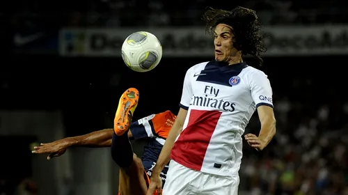 Coincidență stranie! Același rezultat și aceiași marcatori pentru Montpellier – PSG! Cavani a ratat două șanse mari!