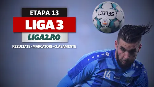 Liga 3, etapa 13 | SC Oțelul se împiedică la Ianca, Progresul Spartac, CSM Reșița și CS Hunedoara continuă fără greșeală. Meci nebun la Cugir și trei rezultate de 5-0