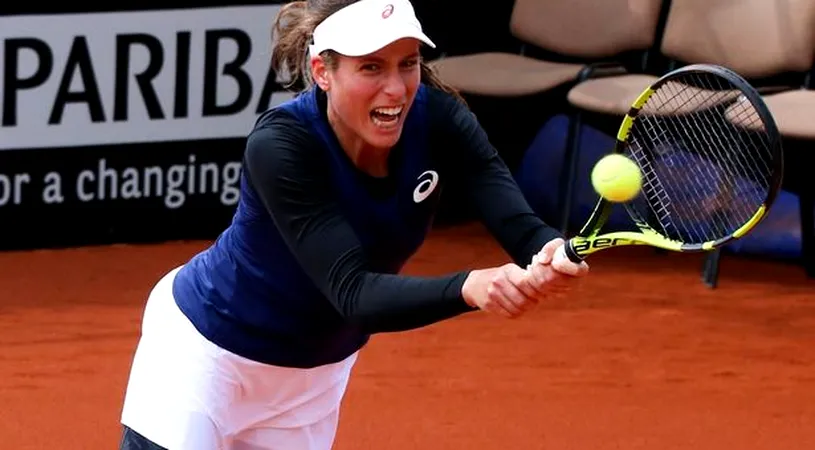 O nouă surpriză uriașă la Roland Garros! Johanna Konta, eliminată în primul tur de numărul 109 WTA!