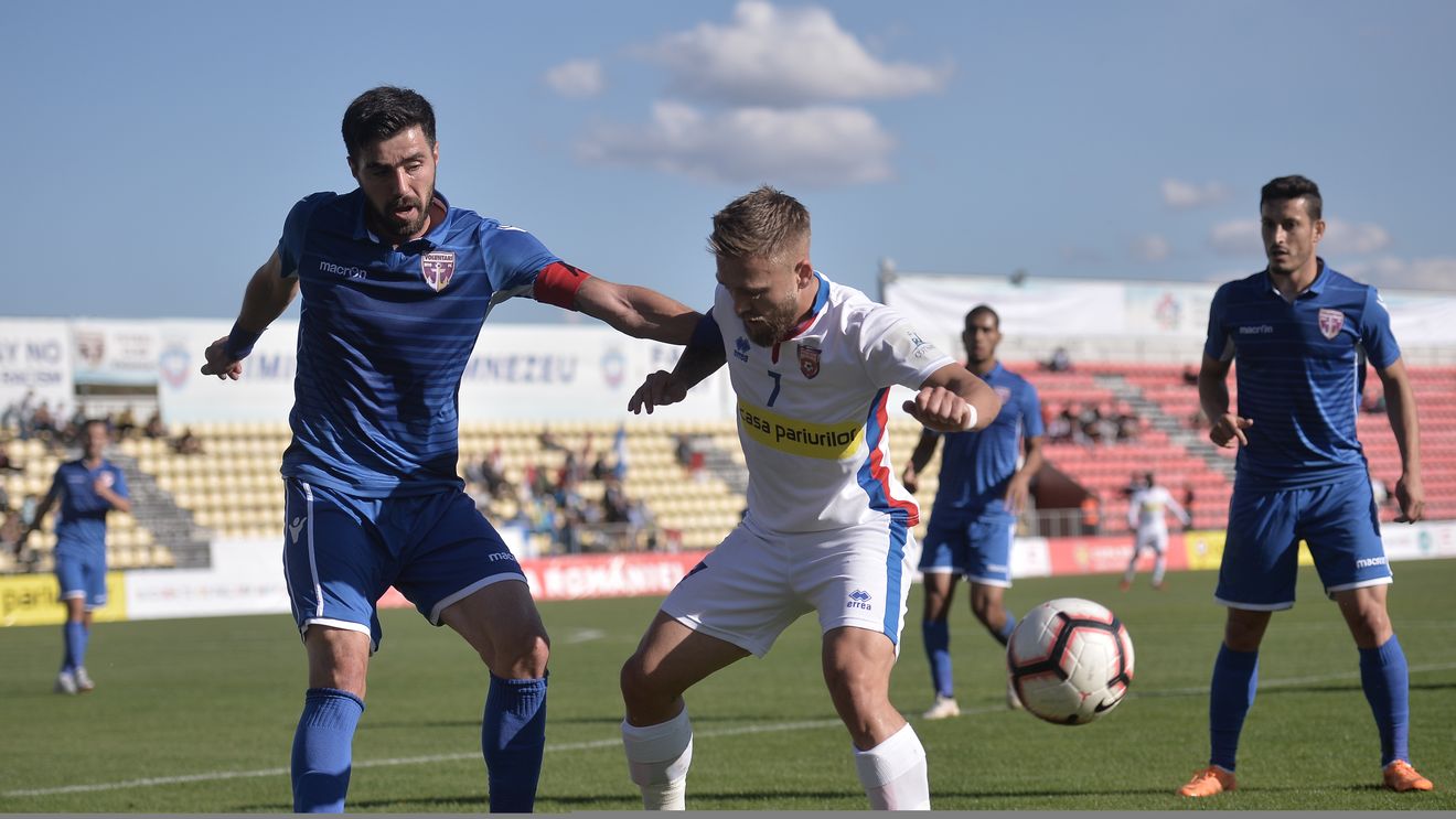 FC Voluntari - FC Botoșani 1-1. Ilfovenii au jucat cu un om în minus în repriza a doua