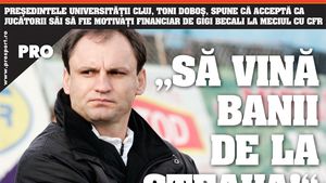 Doboș: „Aștept banii Stelei!"