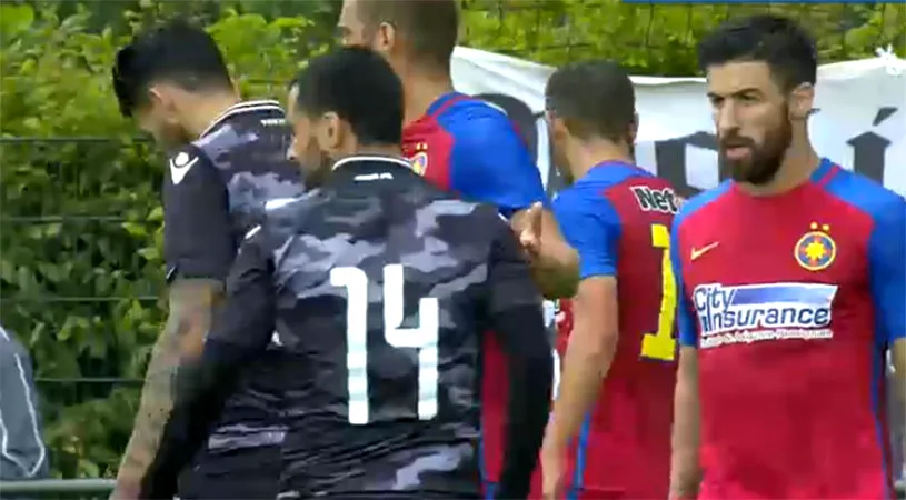 Spectacol total în ultimul amical al steliștilor | Steaua - PAOK Salonic 4-3. Jucătorii lui Reghecampf au revenit de la 1-3. Toate golurile s-au marcat în prima repriză