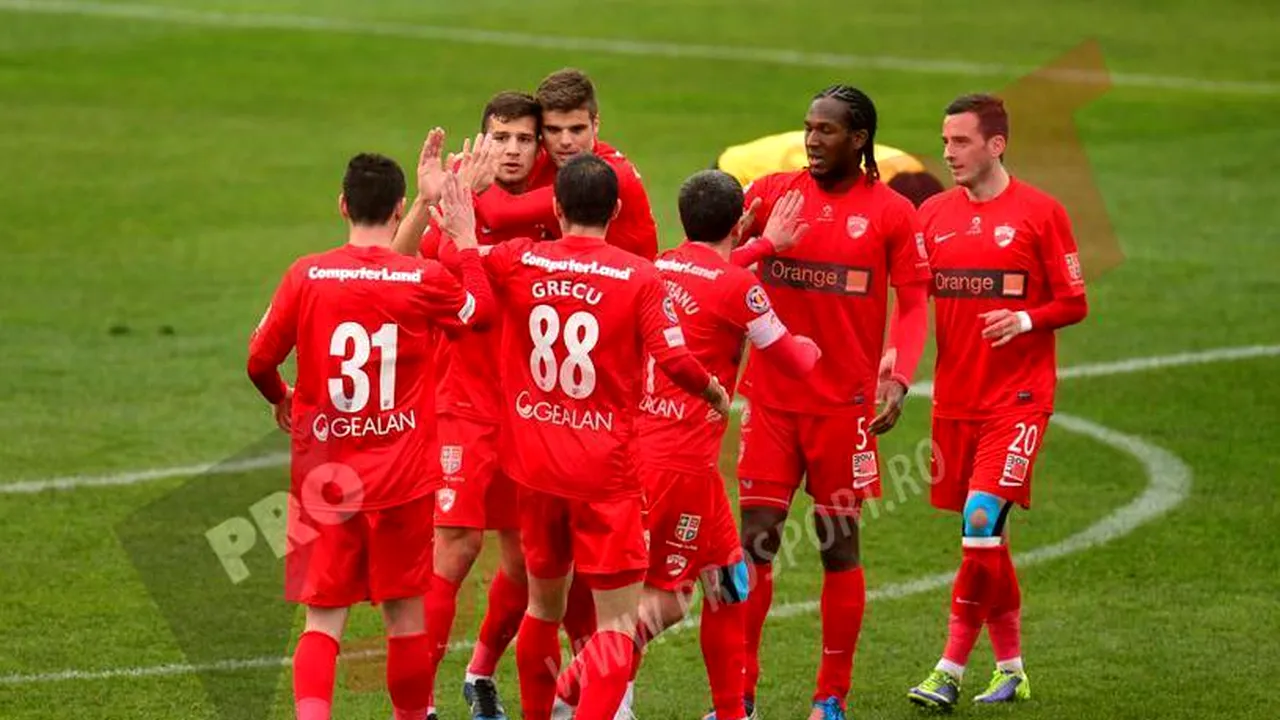 FINAL Dinamo - Lokomotiv Plovdiv 6-1. Dorin Rotariu a reușit hat-trick-ul. 