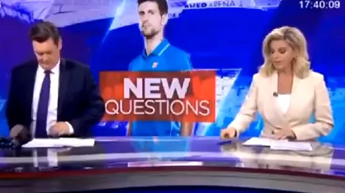 Gafa anului în TV! Prezentatorii nu știau că sunt filmați și îl jigneau în ultimul hal pe Novak Djokovic: „E un mincinos idiot! Ne spune rahaturi” VIDEO