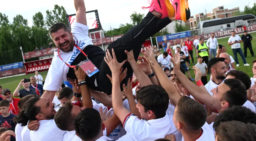 Decizie surpriză la una dintre nou-promovatele în Liga 2. CS Tunari și antrenorul Gabriel Manu nu mai continuă colaborarea!