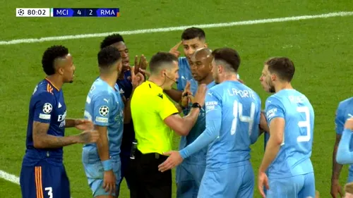 Seară infernală pentru Istvan Kovacs și o decizie care poate elimina Manchester City! Românul l-a amuțit pe Pep Guardiola când a dat penalty pentru Real Madrid! Ce s-a văzut pe reluările TV | VIDEO