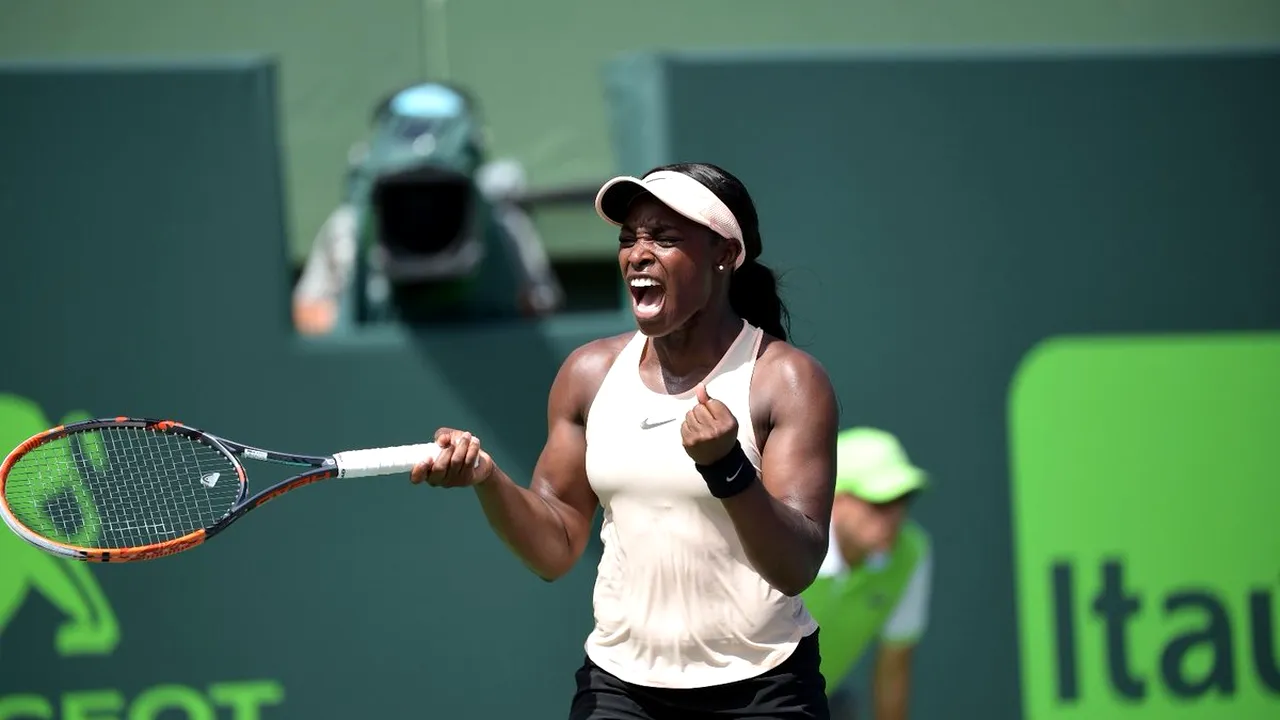 Sloane Stephens e noua campioană de la Miami! Al doilea cel mai important trofeu al carierei, după un meci perfect în finala cu Ostapenko