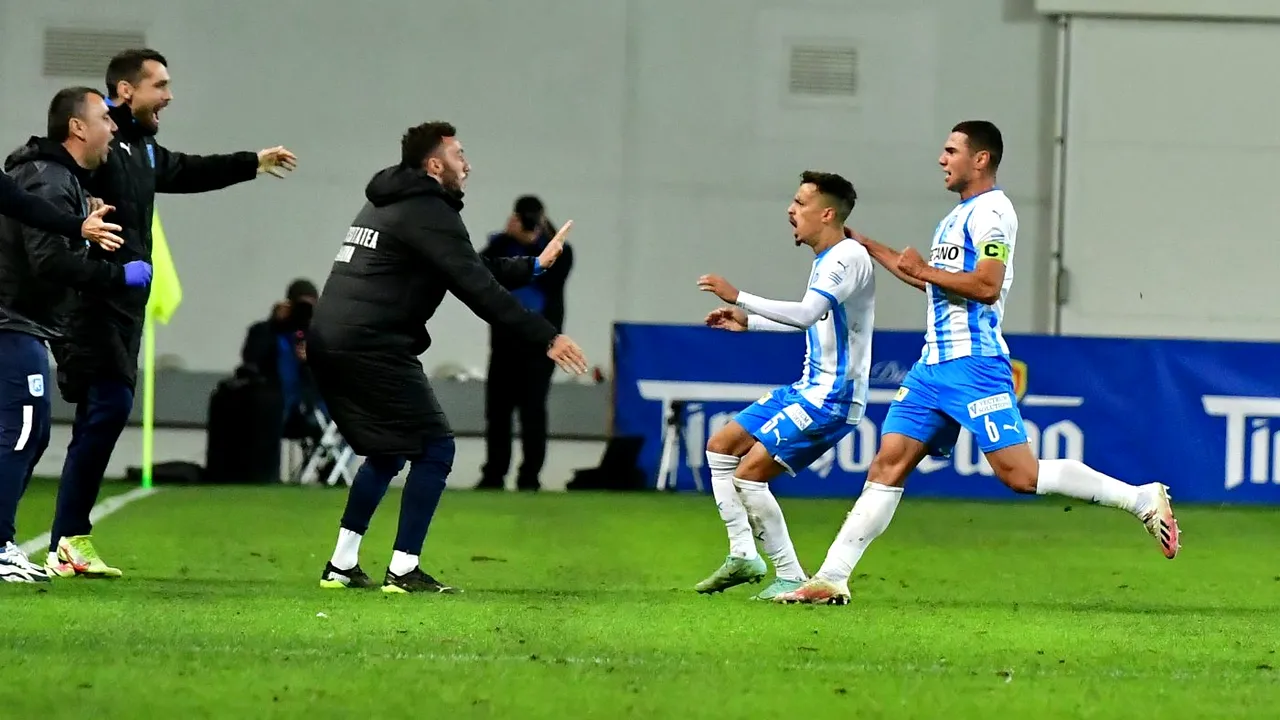 Universitatea Craiova - CFR Cluj 1-0. Houri a adus calificarea în optimi cu un gol superb