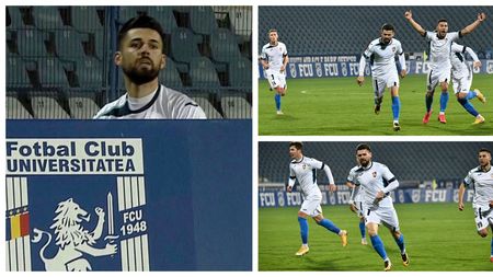 Constantin Stoica, gol de senzație în poarta Craiovei și celebrare inedită. Atacantul Buzăului a explicat gestul său de după reușita de la Severin: ”Nu am vrut să mă ascund de colegi”