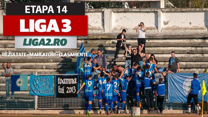 Liga 3, etapa 14 - rezultate | ”FC U” Craiova câștigă la Dăești, Focșani o bate pe Aerostar. Luceafărul Oradea pierde la Bistrița. 10-0 și 7-1 scorurile penultimei runde a turului