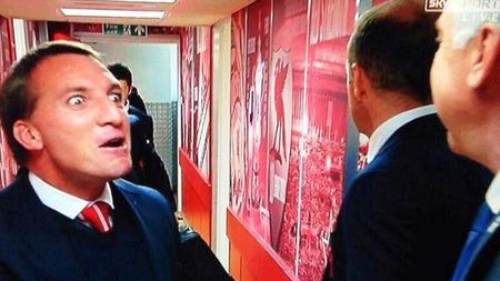 VIDEO | "Carlo, tu ești?". Reacția genială a lui Brendan Rodgers în momentul întâlnirii cu Carlo Ancelotti