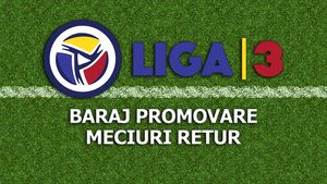 Cele 21 de echipe promovate în Liga 3, patru dintre ele la ”masa verde”! Un singur meci din manșa retur a barajului a ajuns la prelungiri și lovituri de departajare