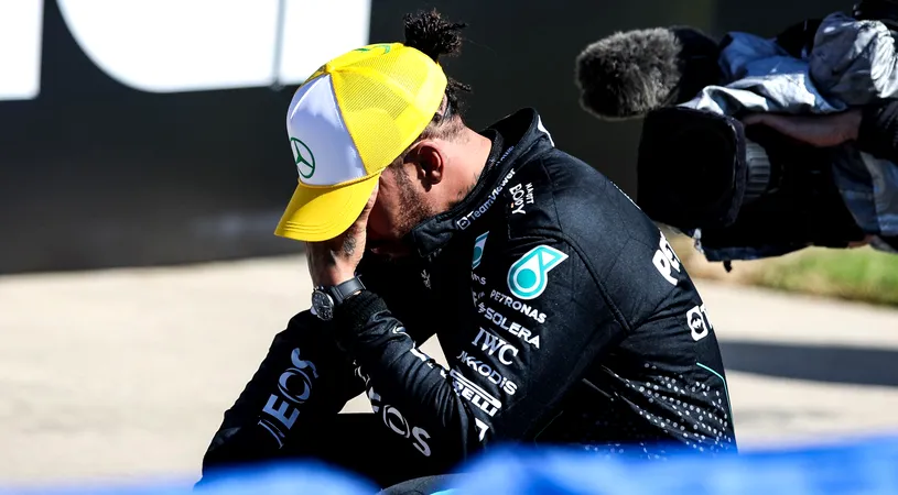 Lewis Hamilton a început să plângă după ce a câștigat Marele Premiu de Formula 1 al Marii Britanii!