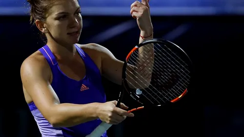 Recția Simonei Halep după ce s-a impus dramatic la Dubai: 