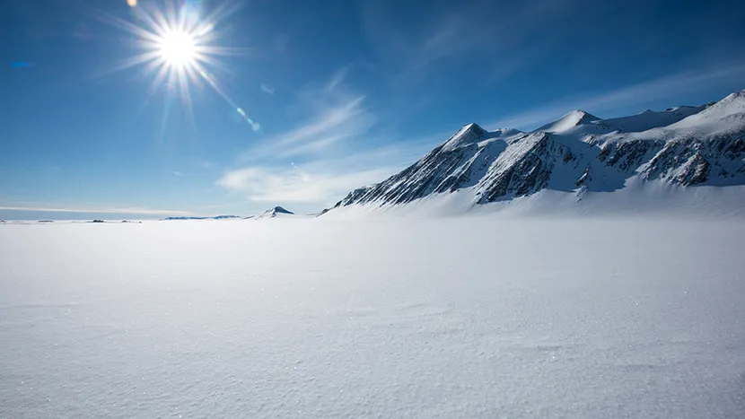 FOTO | Imagini incredibile! De ce s-a făcut roșie zăpada din Antarctica