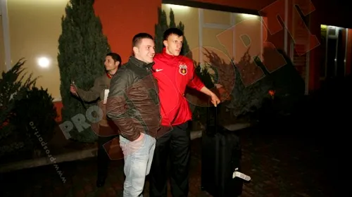 Steliștii au ajuns la Cluj!** Elevii lui Stan, așteptați de 15 fani la hotel