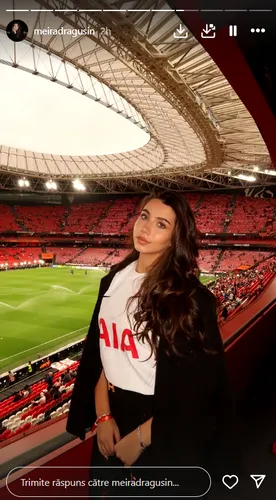 Cât de frumoasă e sora lui Radu Drăgușin! A atras toate privirile la finala Europa League