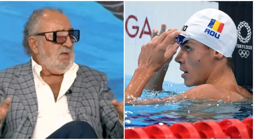 Ion Țiriac, declarație în stilul caracteristic despre David Popovici: „Dacă nu își tăia unghiile, avea medalie olimpică!