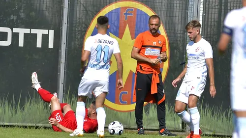 FCSB, condusă de Chindia în cel de-al treilea amical al verii! Elevii lui Dinu Todoran au întors scorul și au câștigat partida | GALERIE FOTO