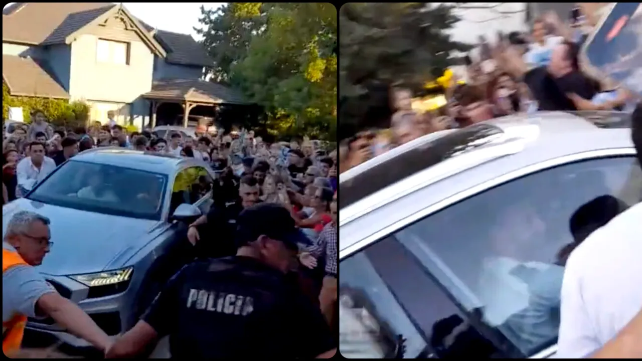 Scene incredibile la Rosario: doar polițiștii l-au putut ajuta pe Leo Messi să intre în propria casă! Ce primire i-au făcut localnicii proaspătului campion mondial la revenirea în orașul natal