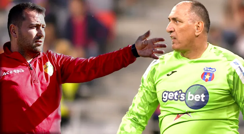 Clinci Rareș Forika - Dumitru Stângaciu la finalul derby-ului din Brașov dintre Corona și SR. ”Mi-a băgat mâna în gât!” vs. ”Caută scandal!”