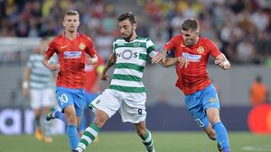 Concluzia jucătorilor lui Sporting după victoria cu FCSB: "Iar am marcat cinci goluri"