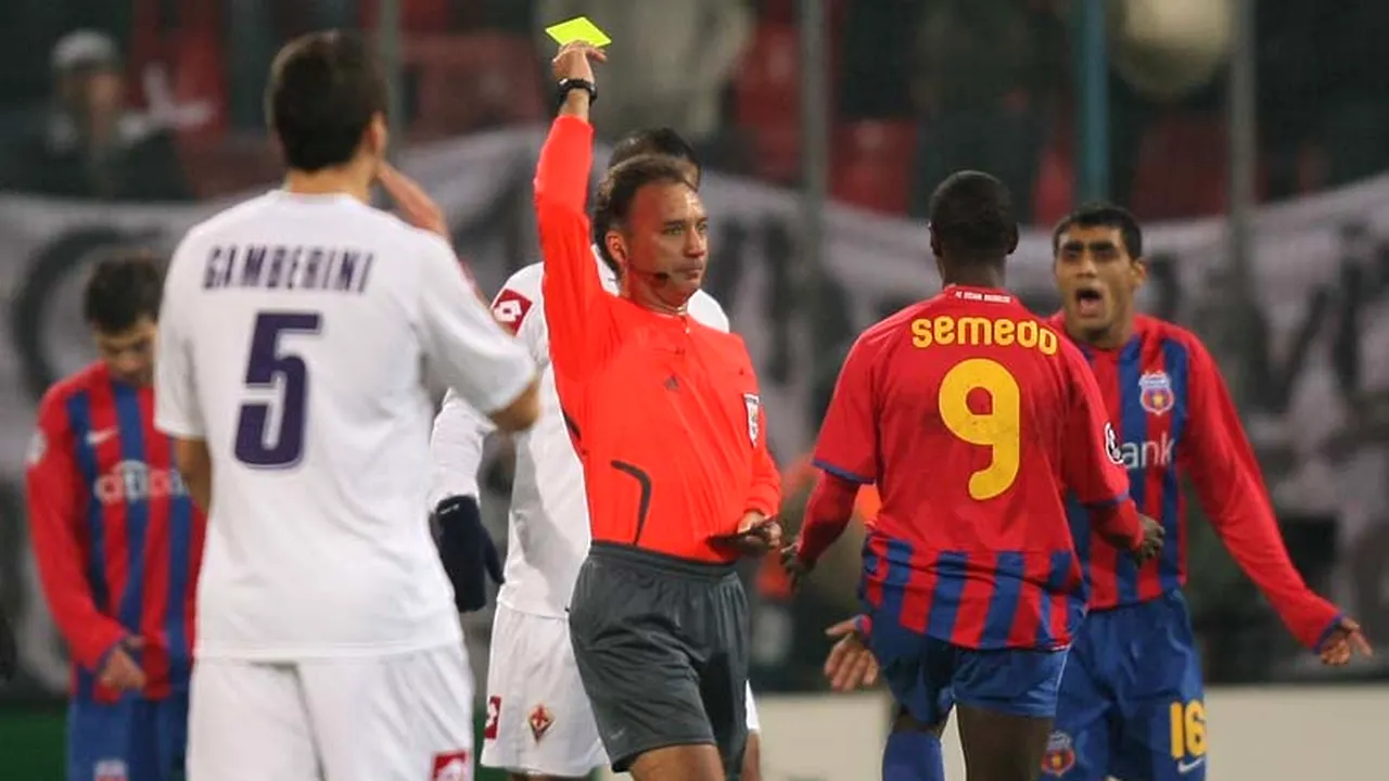 Arbitru de finale** pentru Steaua-Dinamo