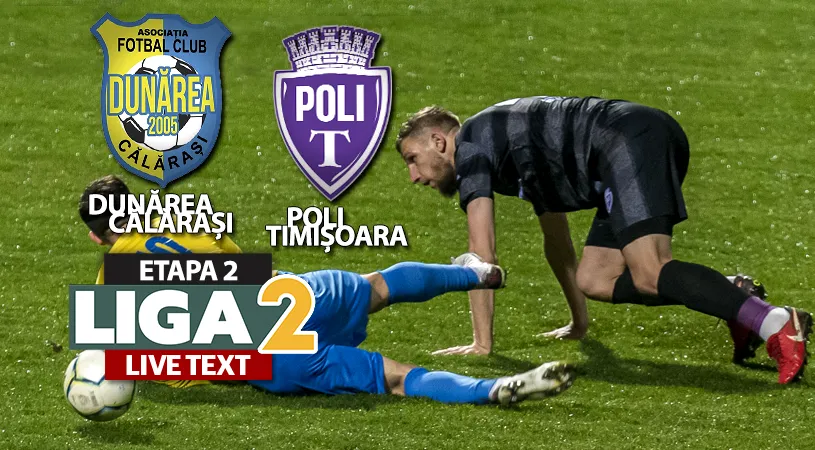 Poli Timișoara câștigă pe final meciul cu Dunărea Călăraşi. Ignea și Oanea au înscris spectaculos