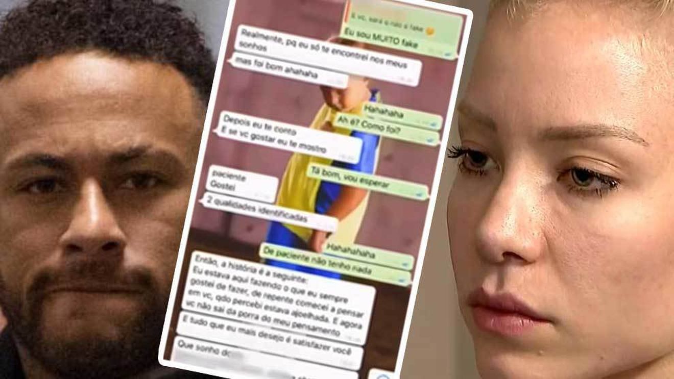 "E dependent de droguri. Trebuie să fie internat sau închis". Neymar e acuzat de consum de stupefiante și că deține fotografii cu Najila Trindade de la presupusul viol. Schimbul de mesaje