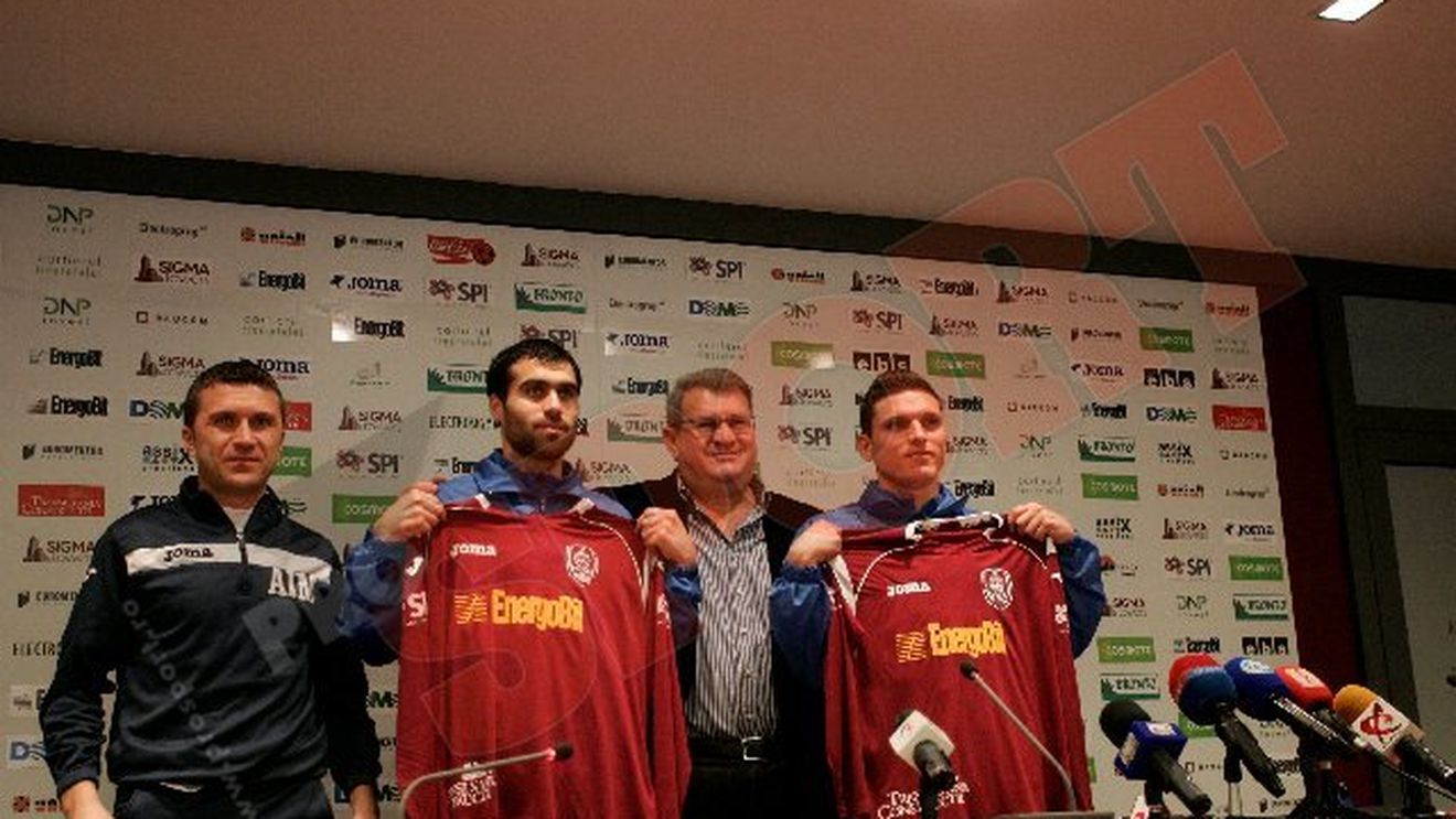 FOTO Maftei și Nicoară, prezentați oficial la CFR Cluj:** "Vreau să îl egalez pe Tony"