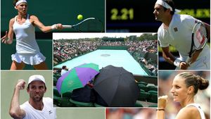 3 repere ale zilei a 3-a la Wimbledon 2018. Ploaia a intervenit, Federer a fost mai mult ca perfect la serviciu, duel fabulos între giganți și o notă surprinzătoare pentru jocul unei rivale a Simonei Halep