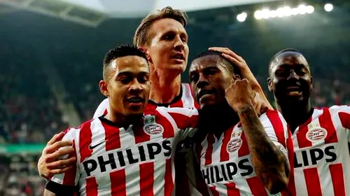 Puștii lui Cocu au dat lovitura. PSV Eindhoven, campioana Olandei după șapte ani