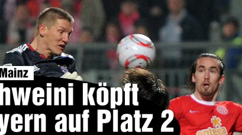 FOTO** Bayern a învins-o pe Mainz și a trecut pe doi în Bundesliga! Robben, în mare formă