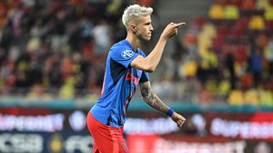 FCSB - Gloria Buzău 3-2, în a 12-a etapă a din Superliga. Campioana României urcă pe locul șapte, la două puncte de play-off