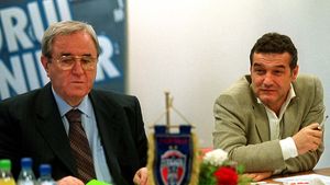 Dovada că Becali minte și Armata n-a acceptat niciodată pierderea echipei de fotbal. Comandantul CSA Steaua pentru ProSport, în 2001: "Poartă ilegal emblema. Sigla e doar a Armatei. S-au născut în 1998 și se numesc din întâmplare FC Steaua"