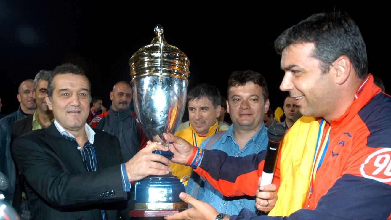 Gigi Becali l-a ironizat pe Cosmin Olăroiu, după FCSB - Midtjylland 2-0. Reacția deplasată a patronului