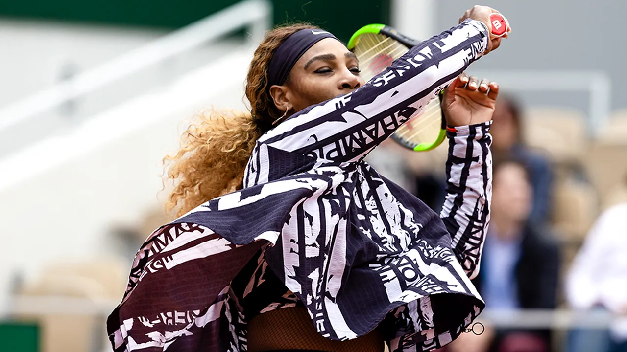 Ce apariție! Serena Williams a surprins din nou la Roland Garros, după vestimentația controversată din 2018. Cum a apărut îmbrăcată GALERIE FOTO