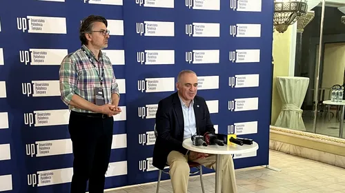 Marele șahist Garry Kasparov la Timișoara despre situația din Ucraina: „Occidentul greșește mizerabil”. Ce ar vrea să facă Joe Biden