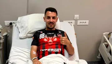 CS Gloria Bistrița, fără Francisc Cristea. Mijlocașul s-a accidentat în amicalul cu FC Hermannstadt și s-a operat