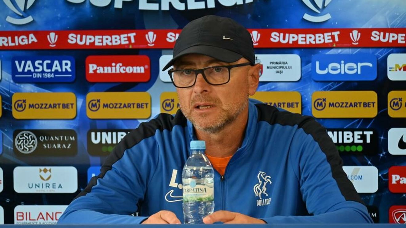 Leo Grozavu așteaptă o reacție de orgoliu din partea elevilor săi în Poli Iași - U Cluj: „Am dat apă la moară celor care ne văd deja retrogradați!” Nu a uitat de rușinea cu Sepsi: „A fost un dezastru, a căzut casa pe noi”