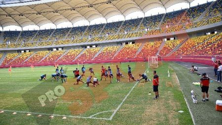 FOTO EXCLUSIV** Gazonul de pe Național Arena este sub orice critică. Steaua și Dinamo au declanșat ALARMA de gradul 0