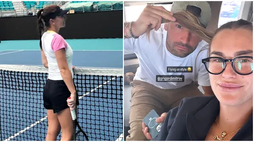 Aroganța făcută de Aryna Sabalenka înaintea întâlnirii cu Simona Halep de la Miami! A doua jucătoare din <i class='ep-highlight'>WTA</i>, alături de Grigor Dimitrov la bordul unui avion privat de lux. FOTO