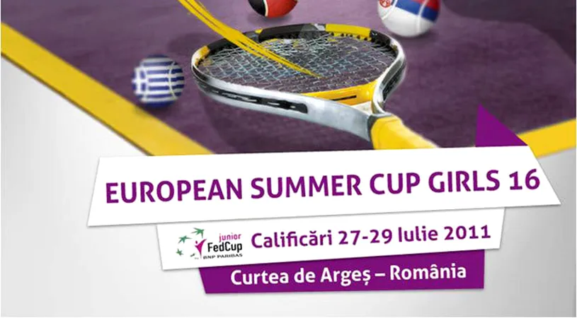Turneu European de tenis pentru Junioare organizat la Curtea de Arges