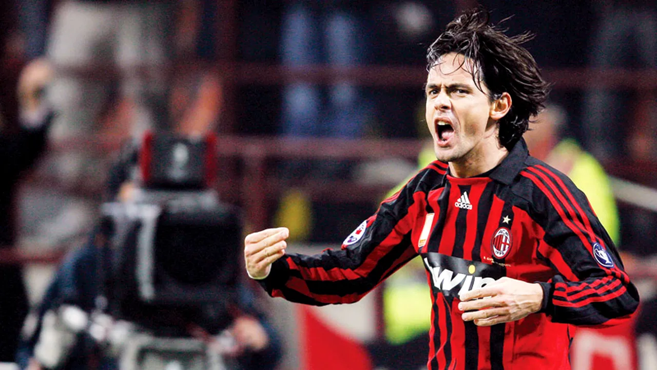 Inzaghi este cel mai bun marcator din istoria cupelor europene