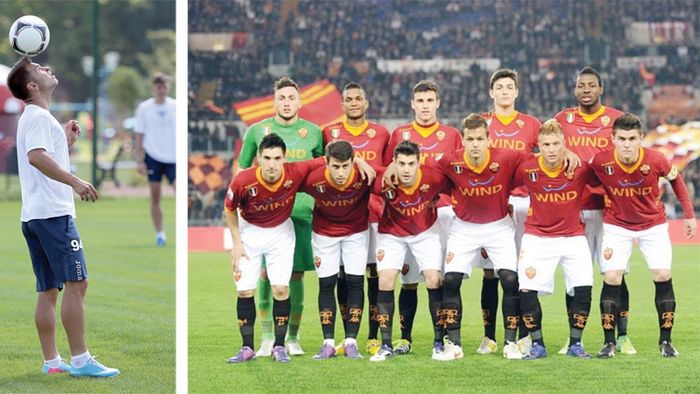 "Totti m-a învățat să fiu modest!" Bumba vrea să-i calce pe urme starului Romei