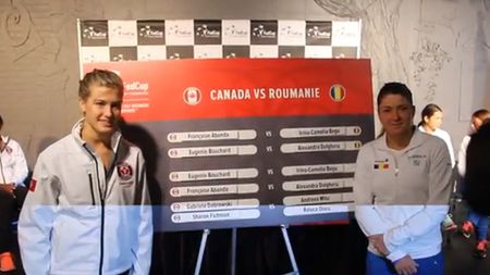 VIDEO | Moment incredibil înaintea partidei Canada - România de la Fed Cup. Reacția cu care Eugenie Bouchard a lăsat-o mască pe Alexandra Dulgheru