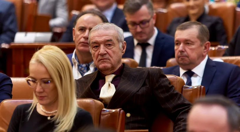 Gigi Becali, umilit în Parlament! Ce a pățit în timp ce a depus jurământul