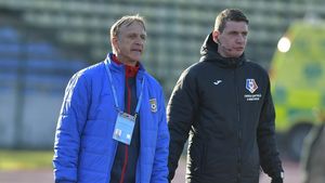 Chindia lui Emil Săndoi, cinci meciuri consecutive fără gol primit în play-out-ul Ligii 1: „Jucătorii mă rugau să le dau liber, dar le-am spus asta!”